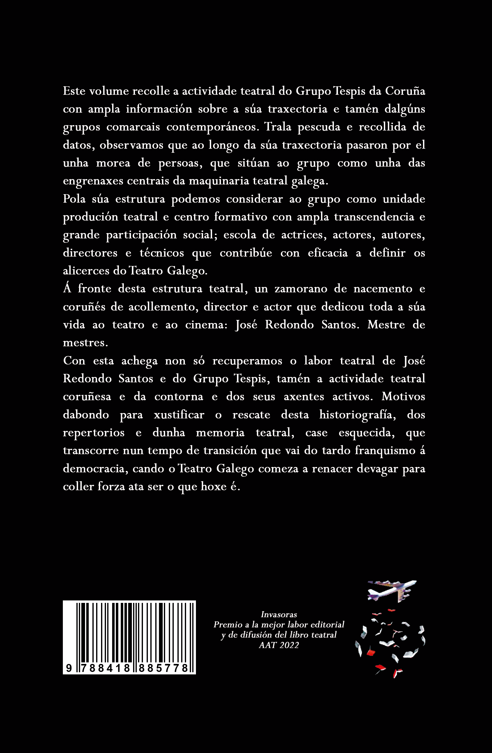 Tespis, o contexto teatral coruñés, de Francisco Oti Ríos